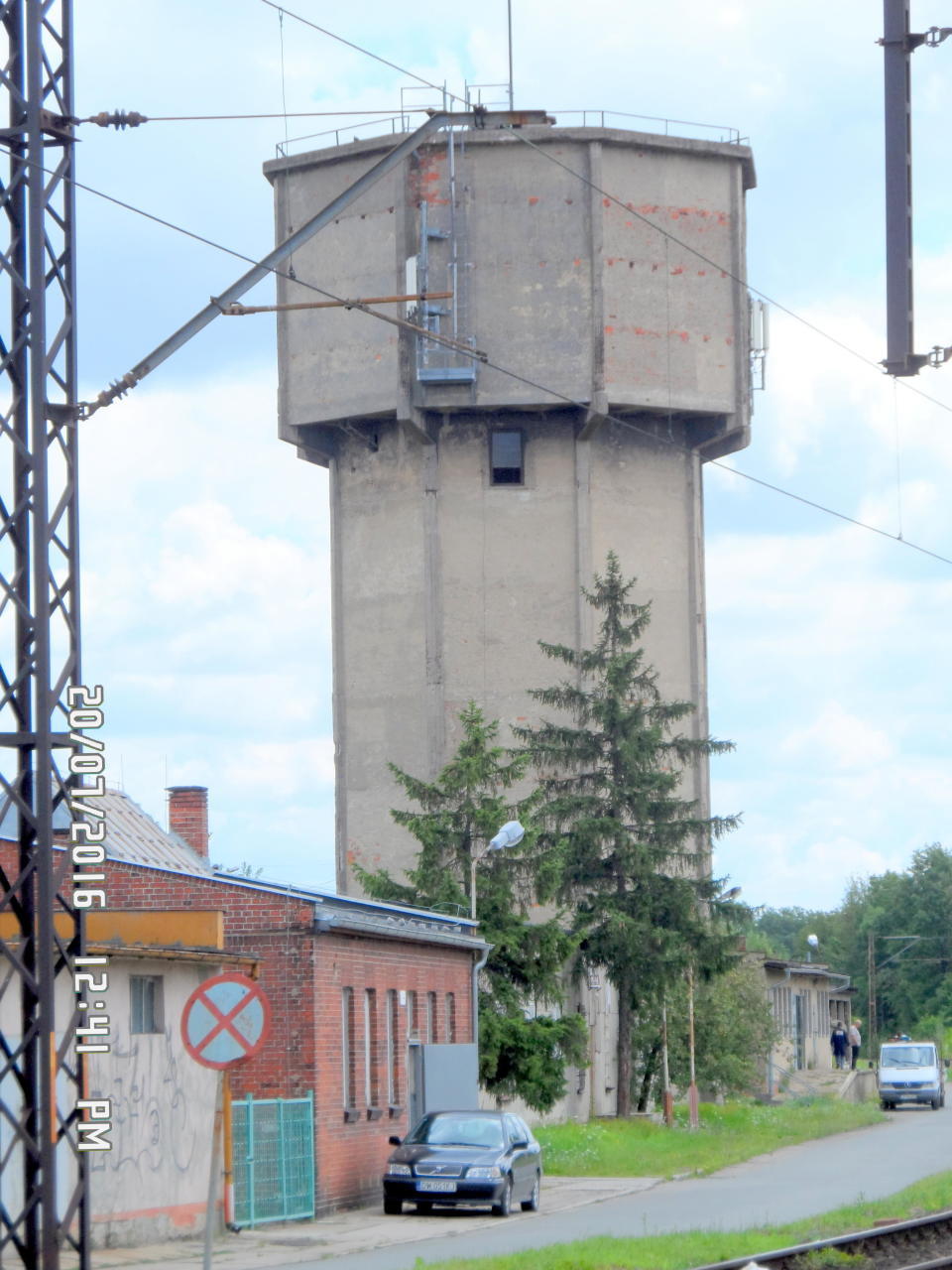 fot. Bolesław Wojtyniak
Wrocław Główny. Wieża wodna niedaleko lokomotywowni. Obraz
