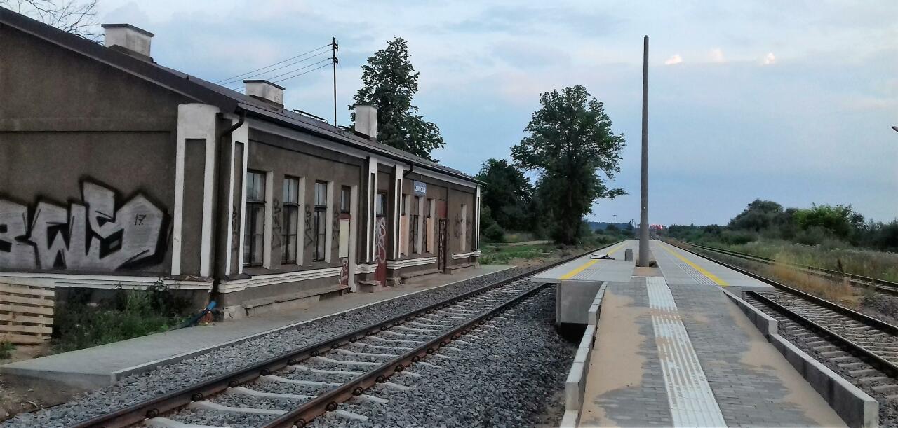fot. Paweł 
Trwa przebudowa stacji. Nowy peron pierwszy. Obraz